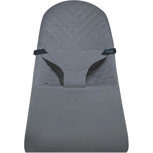 Fabric Seat for Bouncer, Replacement Cover for Baby Bjorn Bouncer Bliss, Soft Breathable Machine Washable (Grey, Cover Only)