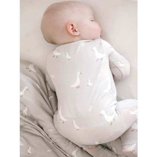 0-3 Convertible Pajama - Goose