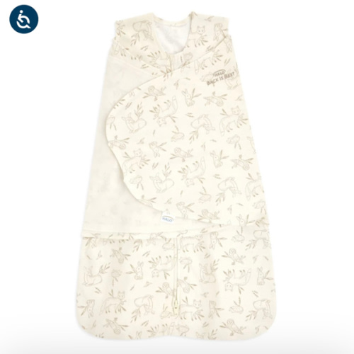 100% Cotton Baby Swaddle Forest Lullaby | Newborn | HALO US