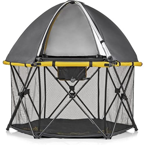 Evenflo Play-Away Portable Playard Deluxe, Adventurer , 15 Sq Ft (Pack of 1)