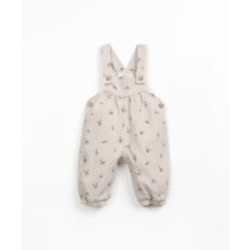 Printed cotton jumpsuit for baby girl - PlayUp