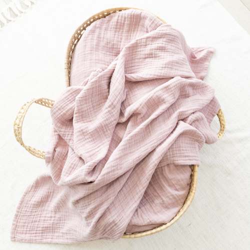 Deluxe muslin blanket - lilac