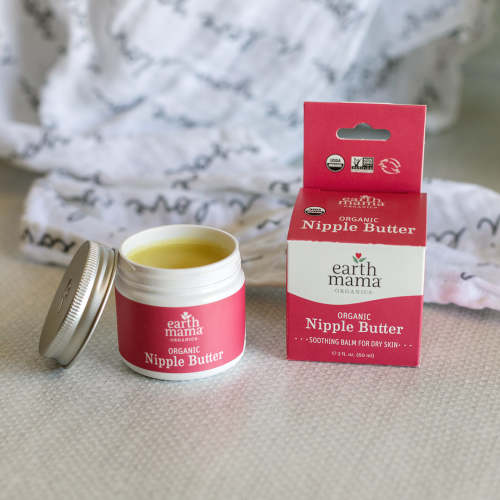 Organic Nipple Butter Breastfeeding Cream | Earth Mama