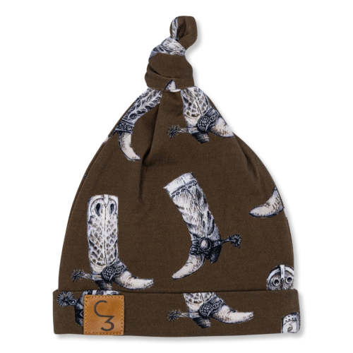 Boots Newborn Baby Hat – Cowkid Clothing Company