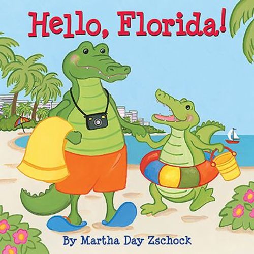 Hello, Florida! - by Martha Day Zschock (Board Book)