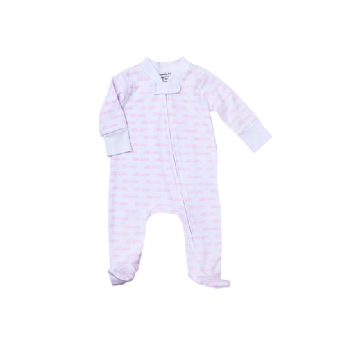 PRINTED LITTLE SISTER ZIPPER FOOTIE