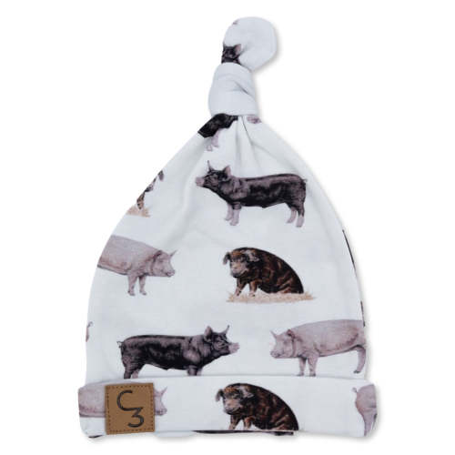 Pig Newborn Baby Hat