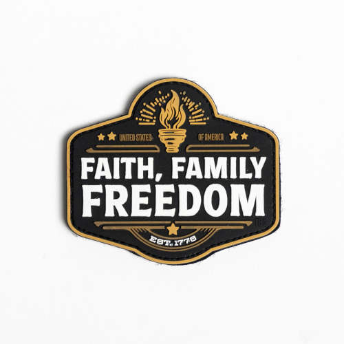 Faith, Family, Freedom Patch V2 by Tactical Baby Gear