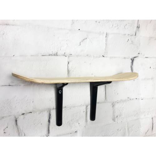 Recycled Skateboard Deck Shelf: Eco Home Decor, Maple Wood