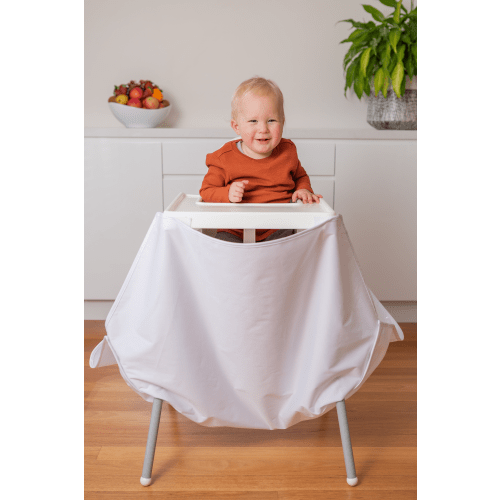High Chair Food Catcher - White