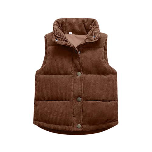 Zszcpp Jackets For Toddler Girl Boys Softable Fleece Sleeveless Pockets Versatile Corduroy Vest Basic Outerwear