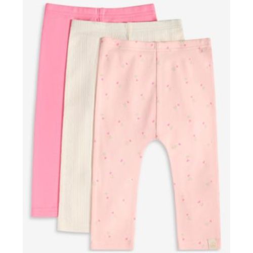 Everyday Baby Essentials Baby Girls' 3-Pack Cotton Pants, Macy's Exclusive