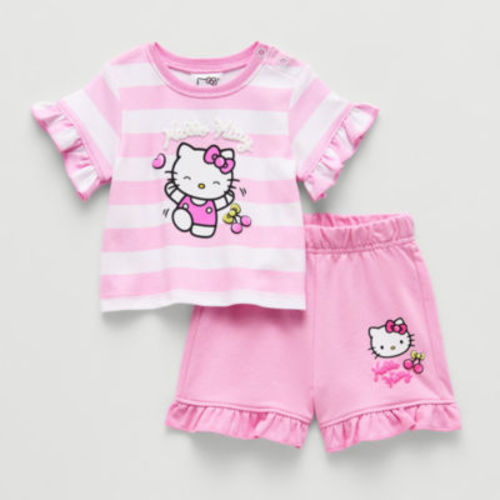 Baby Girls Hello Kitty 2-pc. Short Set