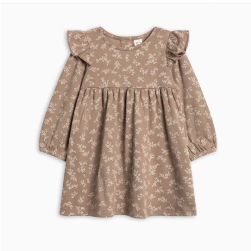 Mika Armhole Ruffle Long Sleeve Dress