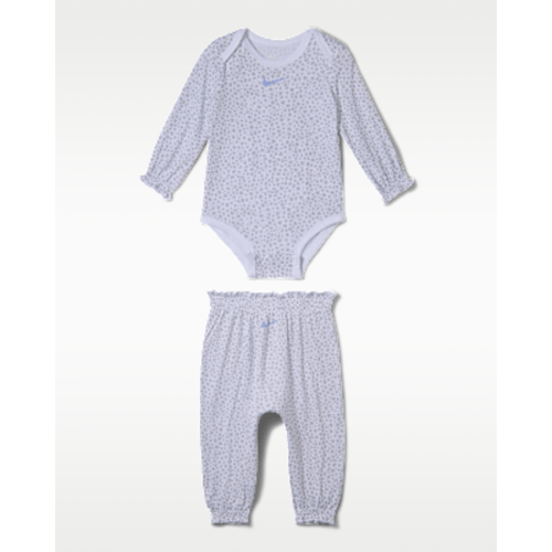 Nike Essentials Baby (0-6M) Mini Spot Printed 2-Piece Set. Nike.com