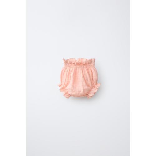 PLAIN TEXTURED BOTTOMS - Peach | ZARA United States