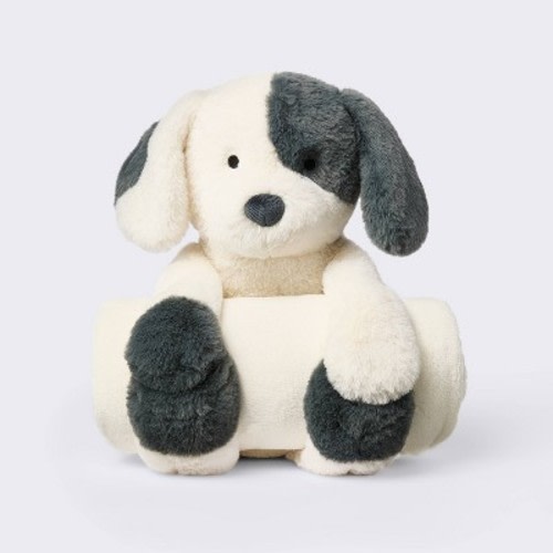 Plush Blanket with Soft Toy - Dog - Cloud Island™: Farm Animal Theme, 1.1 lb, Stuffed Animal