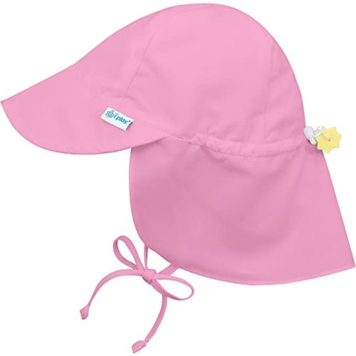i play. Baby Flap Sun Protection Swim Hat - 0-6 Months - Light Pink