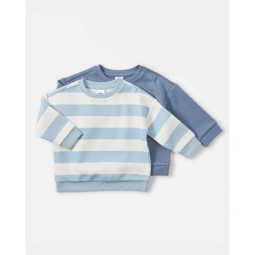 2 Pack Drop Shoulder Sweatshirt - Kmart
