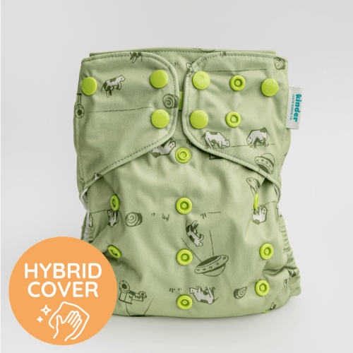 NEW Essentials Hybrid Wipeable Diaper Cover in Prints