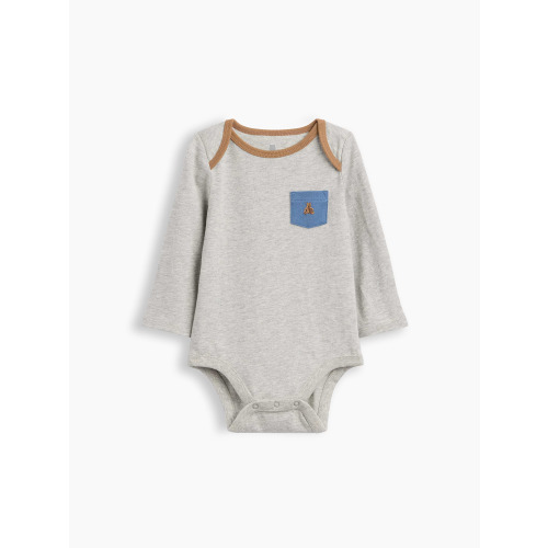Baby First Favorites Organic Cotton Pocket Bodysuit