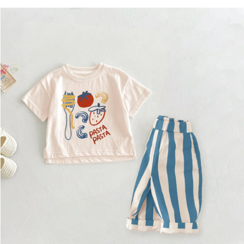 Baby 2-Piece Food Pattern Casual Pants Set