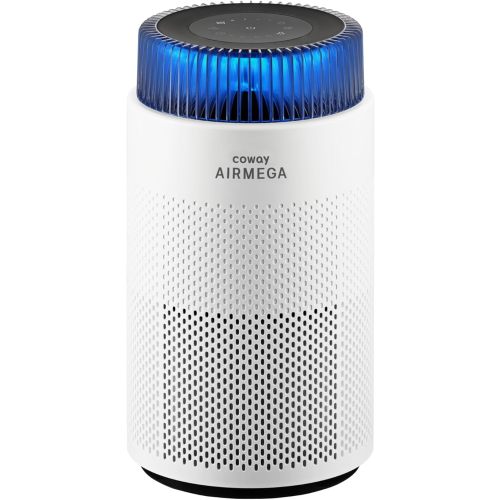 COWAY Air Purifiers for Home up to 810 ft², HEPA and Carbon Filter for Smoke, Allergies, Pet Dander, Odor, AQI Monitor, Auto Mode, Timer, Filter Indicator, Night Light, 2yr Warranty, Airmega 100 White