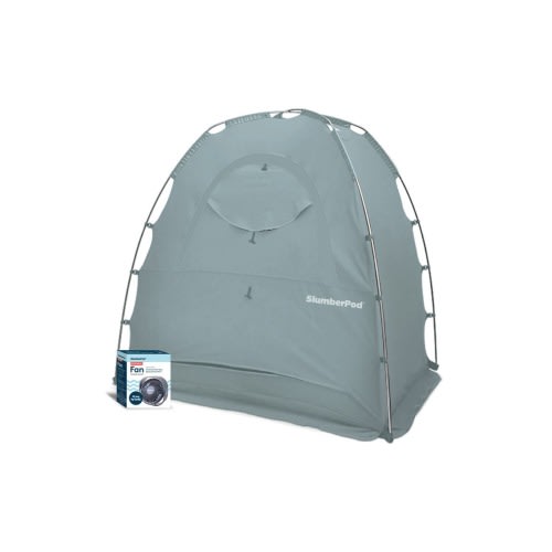 Blackout Sleep Tent & Portable Fan Set, One Size