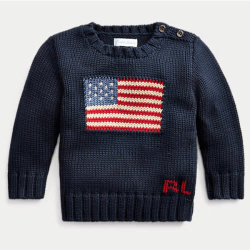 Baby Boy The Iconic Flag Sweater | Ralph Lauren