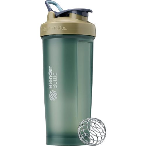 BlenderBottle Classic V2 Shaker Bottle Perfect for Protein Shakes and Pre Workout, 28oz, Full Color Tan