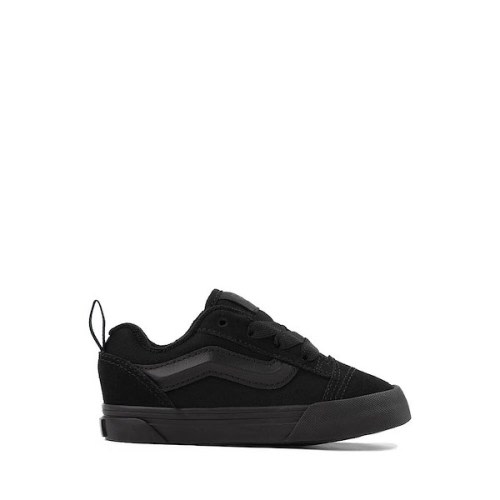Vans Knu Skool Skate Shoe - Baby / Toddler - Black Monochrome