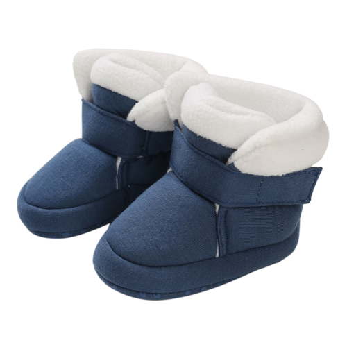 NOKIO Baby First Walking Booties - 𝖴ltra-Soft Cotton Velvet Boots with Non-Sli𝗉 Sole for 0-24 Months Kids Winter Warm Footwear - Walmart.ca