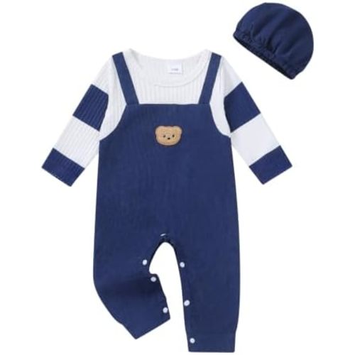 Renotemy Baby Boy Clothes Gifts Newborn Essential Outfit 3-24 Months