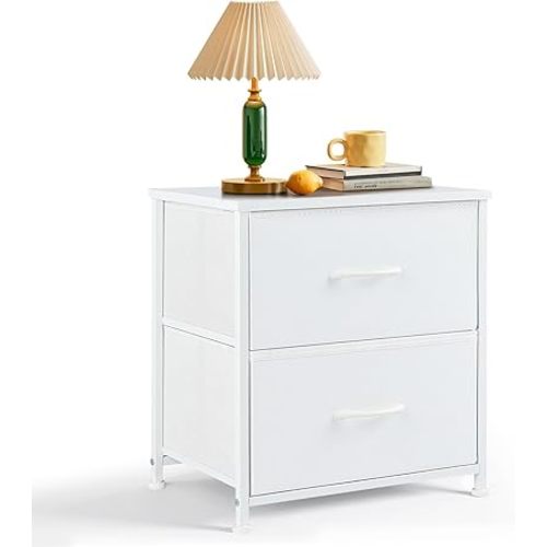 Nightstand Small 2 Drawer Dresser End Table Bedside Furniture