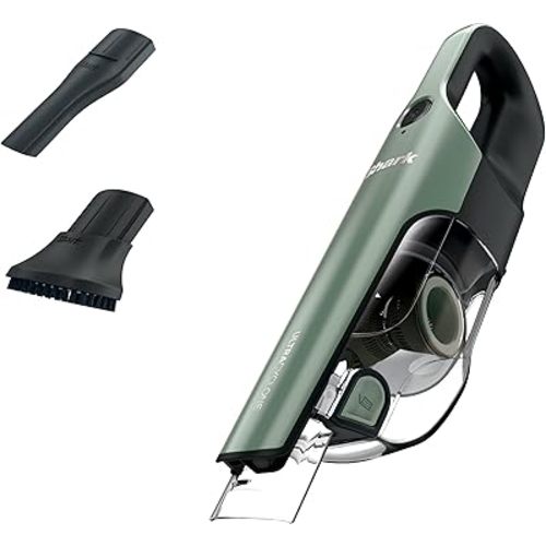 Shark UltraCyclone Pro Cordless Handheld Vacuum, Powerful Suction, Handheld Vacuum for Car & Home, Crevice Tool, Scrubbing Brush, Lightweight, XL Dust Cup, Black/Green, CH901