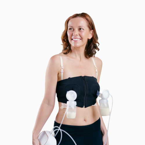 Hands Free Breastpump Bra - Black