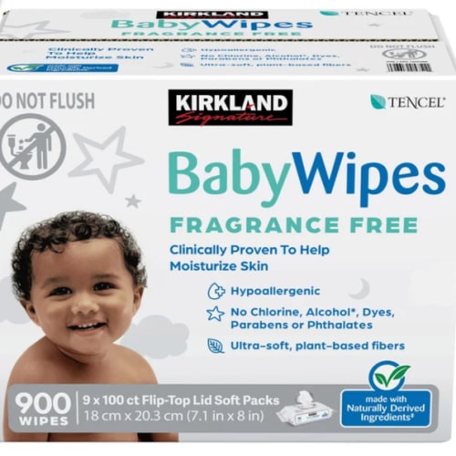Kirkland Signature Baby Wipes Fragrance Free