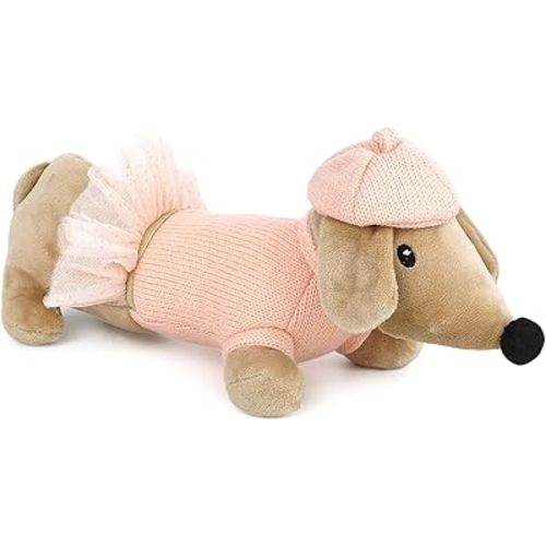 MON AMI Mon Cheri Dressed Dog Stuffed Animal – 12”, Soft & Cuddly Plush Animal, Use as Toy or Room Decor, Great Gift for Kids of All Ages