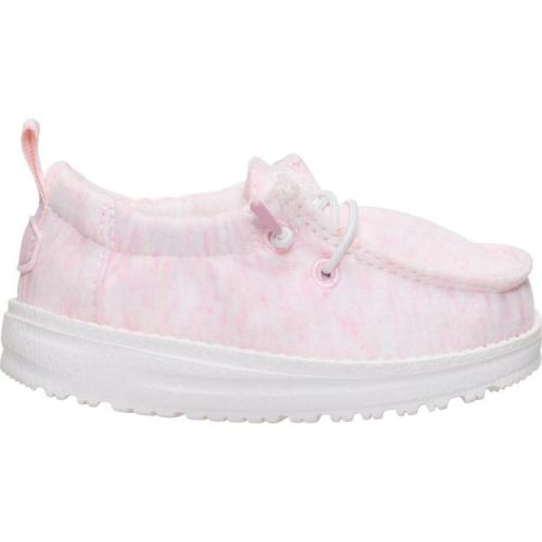 HEYDUDE Lildude Slip On Stretch Jersey , Infant Light Pink, C2