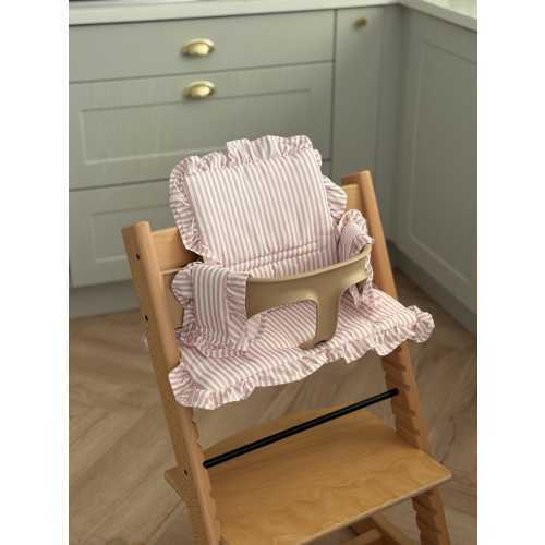 Blossom Stripe Ruffle Cushion For Stokke Tripp Trap