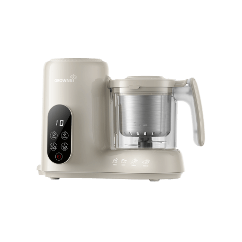 Baby Food Maker with Stainless Steel Steam Basket,Steamer & Blender – GROWNSY
