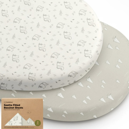 2-Pack Soothe Fitted Bassinet Sheets