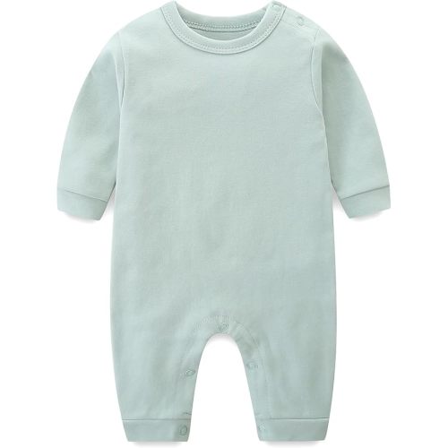 Unisex Baby Onesie, Long Sleeve 100% Cotton Baby Clothes, Baby Footless Jumpsuit