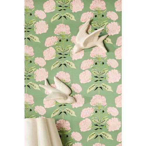 Flying Birds Ceramic Gallery Wall Charms, Set of 2