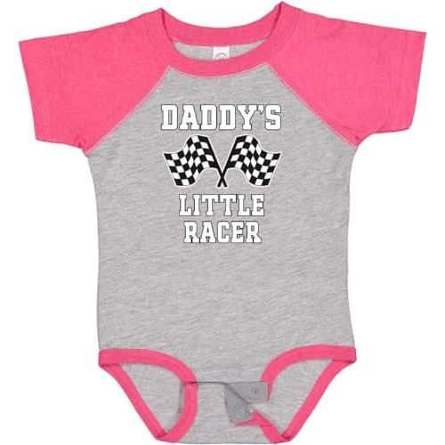 inktastic Racing Daddy Little Racer Baby Bodysuit