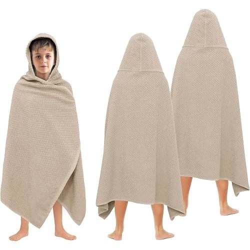 ORIGINAL KIDS Waffle Hooded Bath Towel Wrap - 2 Pack