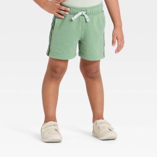 Toddler Boys' Slub Knit Pull-On Shorts - Cat & Jack™ Green 3T