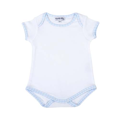 New Beginnings Short Sleeve Bodysuit - Blue