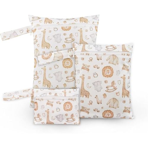 3-Piece Waterproof Wet Dry Bag Set with Zipper - Durable Travel Organizer for Swimming, Diapers, Baby, Gym & Beach Accessories