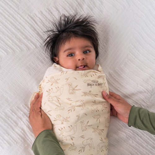 100% Cotton Baby Swaddle Forest Lullaby | Newborn | HALO US